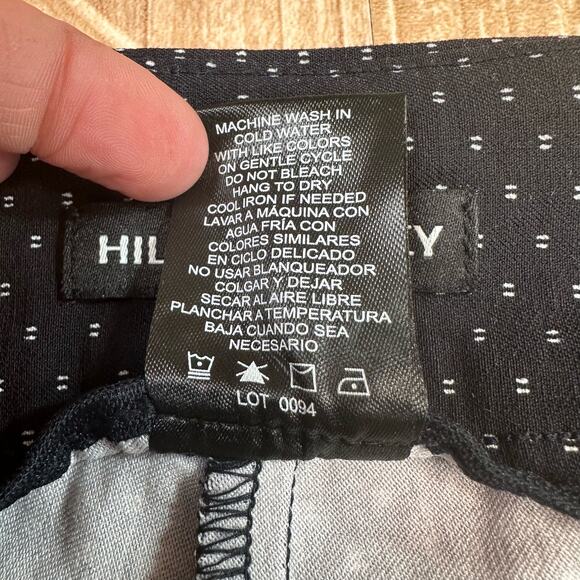 Hilary Radley Black White Dot Bermuda Shorts Womens XXL Easy Comfort Fit Pull-On - Picture 6 of 7